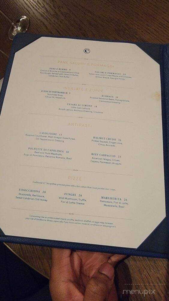 Capolinea - Atlanta, GA menu_pic