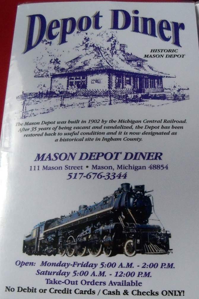Mason Depot Diner - Mason, MI menu_pic