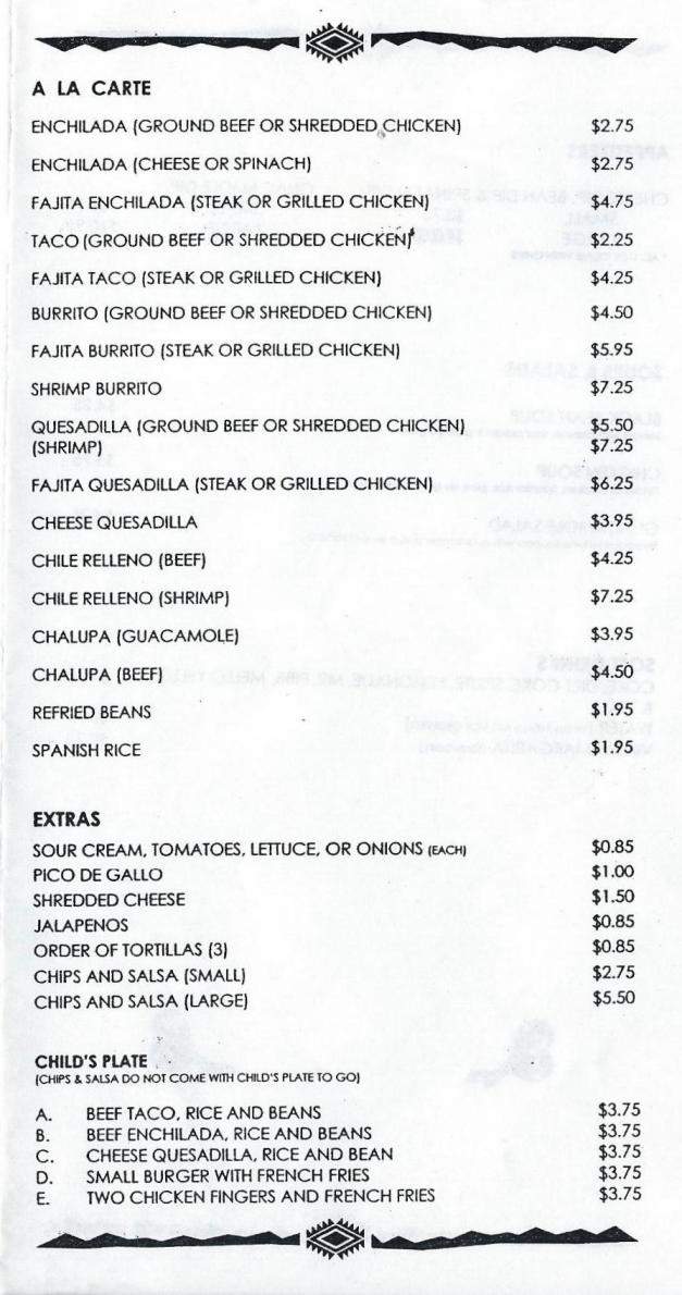 Frontera Grill - Birmingham, AL menu_pic