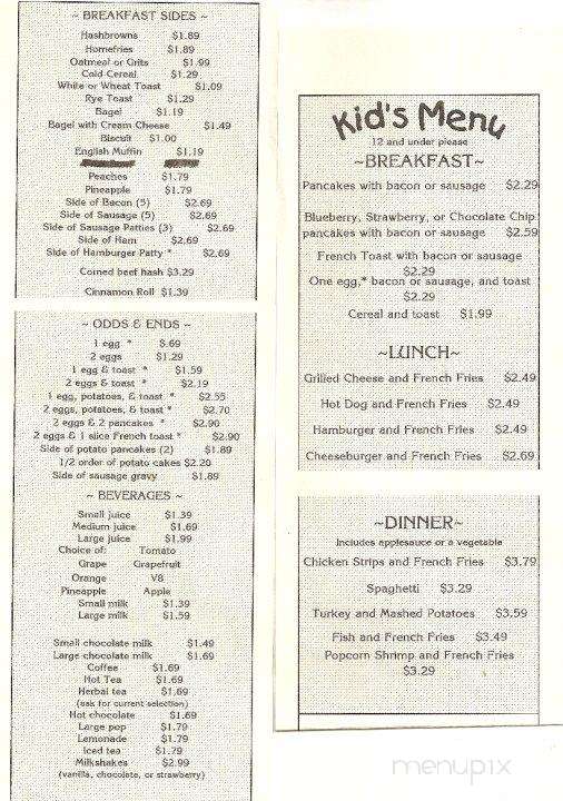 Oakwood Cafe - Melvindale, MI menu_pic