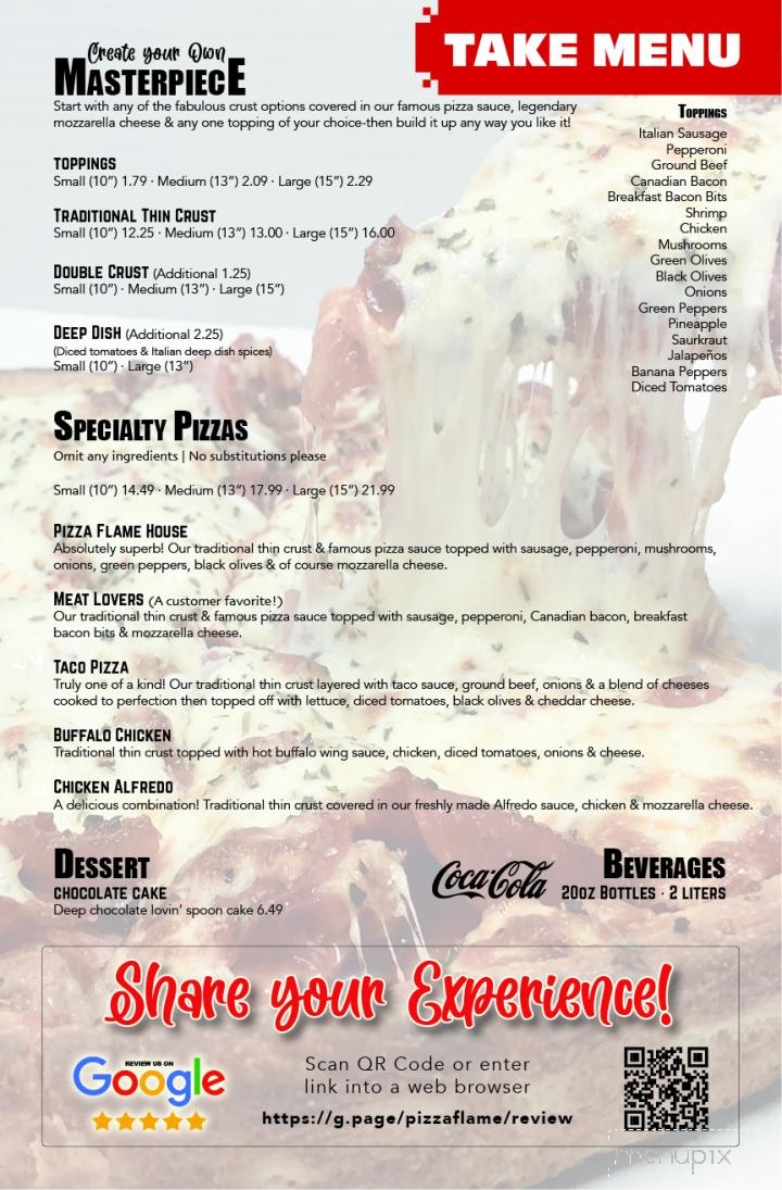 Pizza Flame - Coon Rapids, MN menu_pic