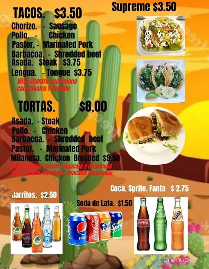 Oasis Food Truck - Indianapolis, IN menu_pic
