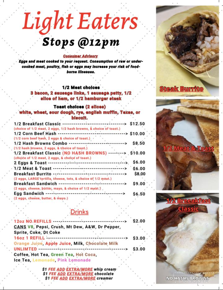 Stockyard Cafe - Okanogan, WA menu_pic