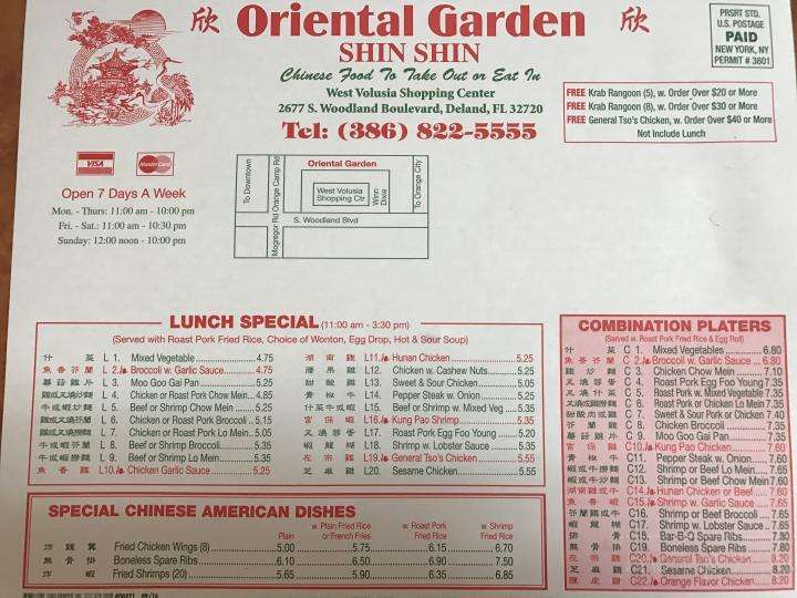 Oriental Garden Chinese Restaurant - Deland, FL
