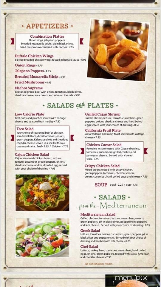 Country Junction - Freeport, IL menu_pic