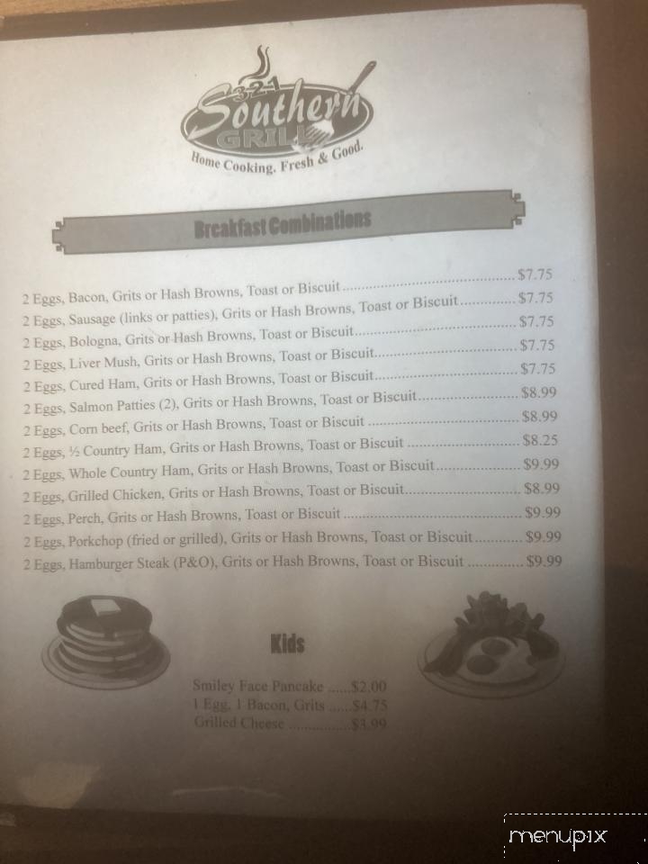 Southern Grill - York, SC menu_pic