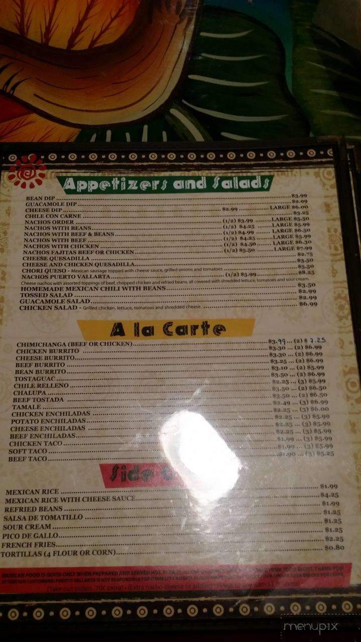 Puerto Vallarta Mexican Restaurant - Indianapolis, IN menu_pic