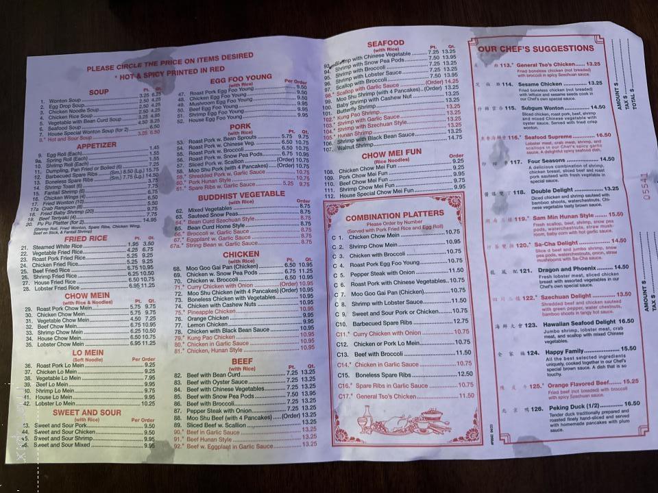 Peking Wok - Perkasie, PA menu_pic