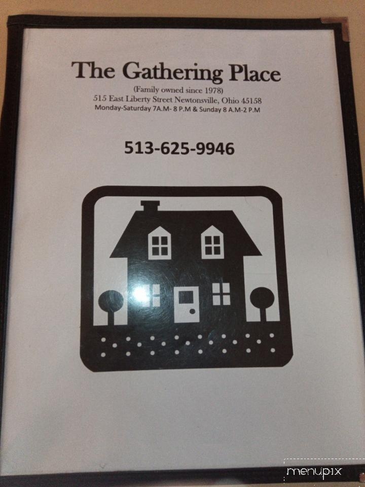 Gathering Place - Newtonsville, OH menu_pic