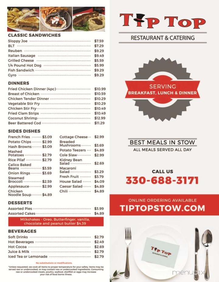Tip Top Restaurant & Catering - Stow, OH
