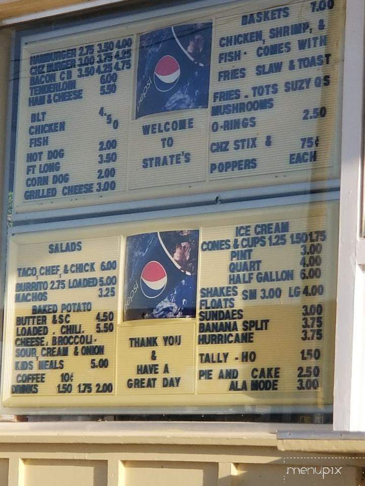 Strate's Drive-Inn - Holden, MO menu_pic