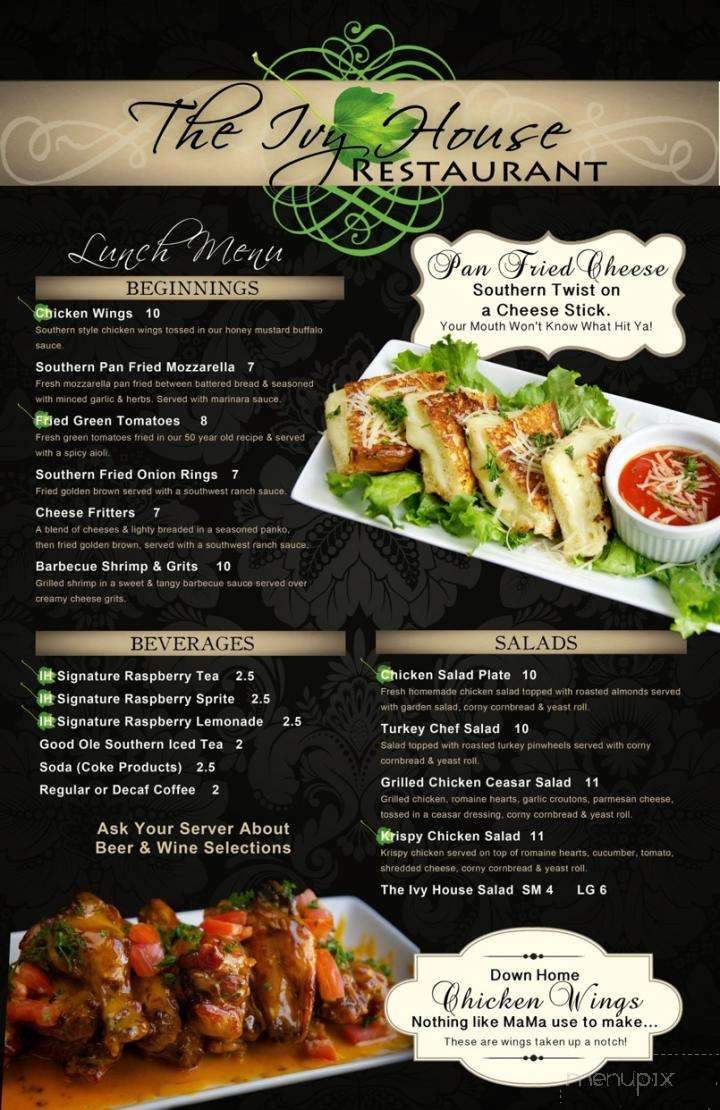 The Ivy House - Ocala, FL menu_pic