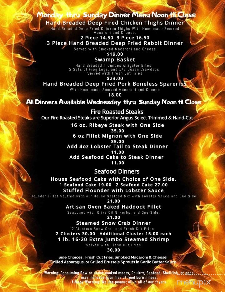 Buddy Boy Winery - Duncannon, PA menu_pic