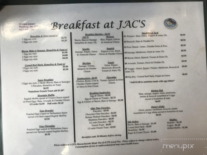 Jac's Cafe - Winthrop, MA