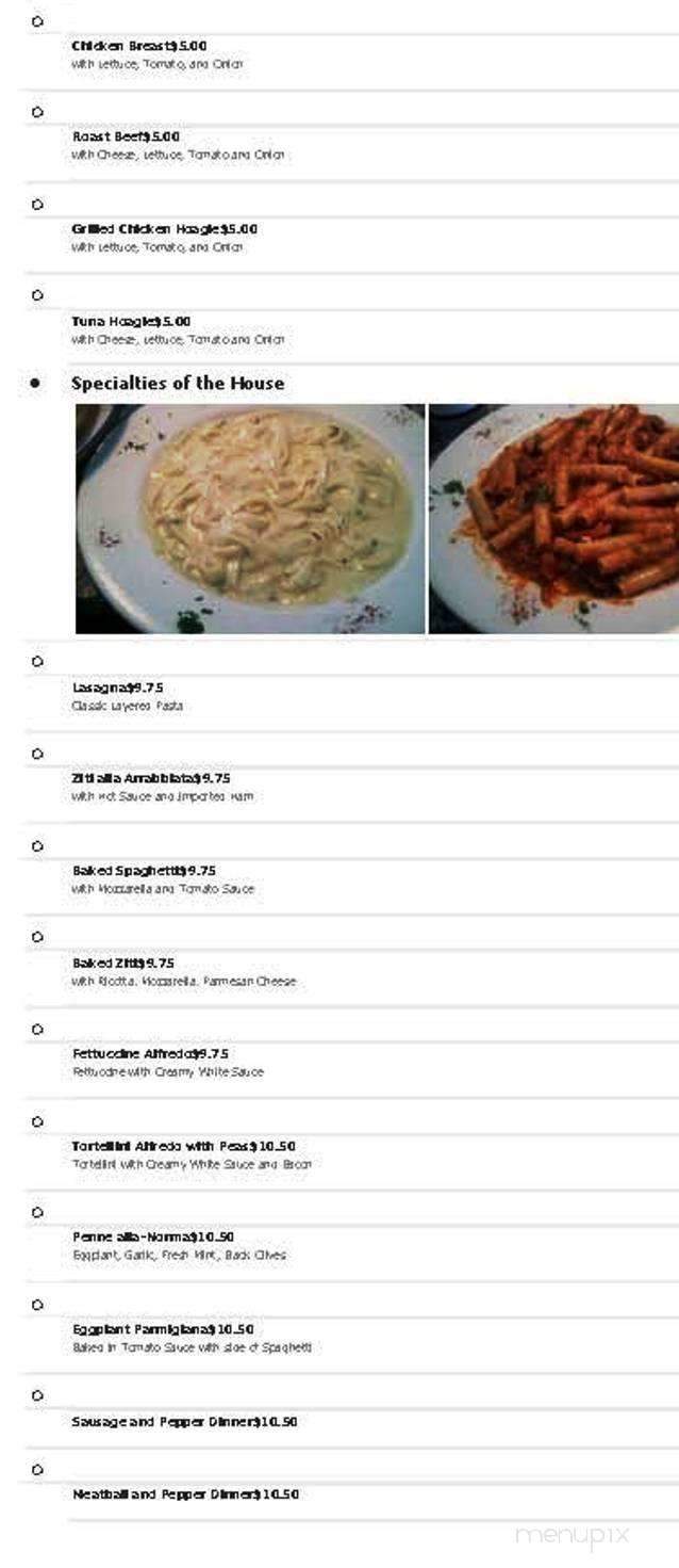 Mama's Pizza Italian Restaurant - Rocky Mount, NC menu_pic