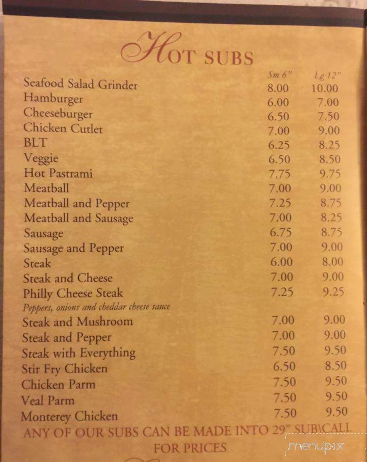 Swansea House of Pizza - Swansea, MA menu_pic