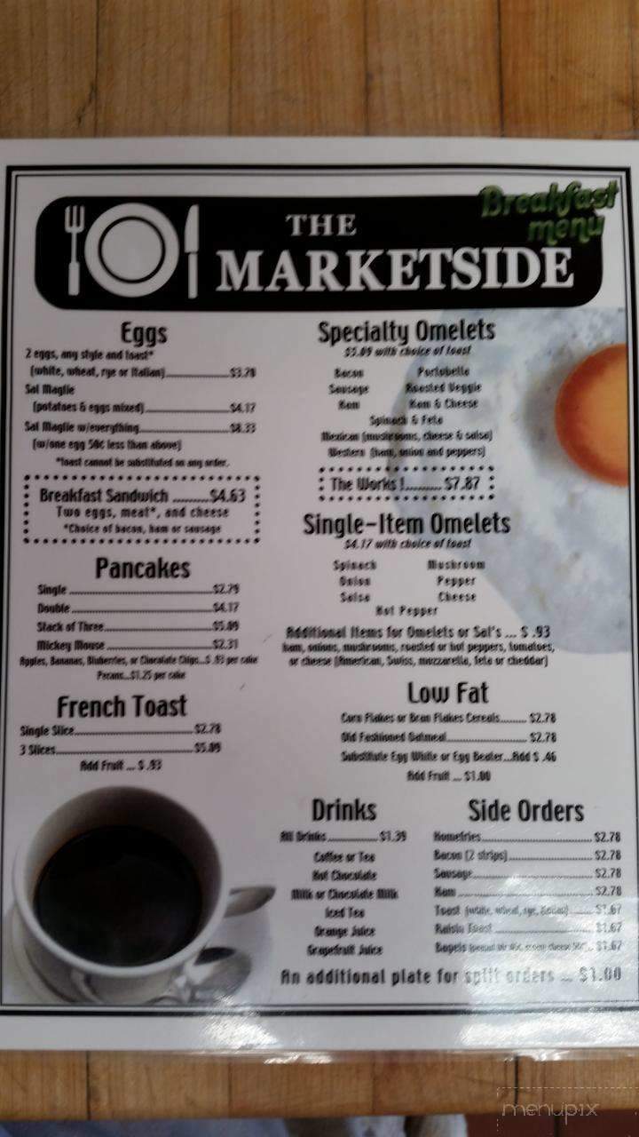 The Marketside - Niagara Falls, NY menu_pic
