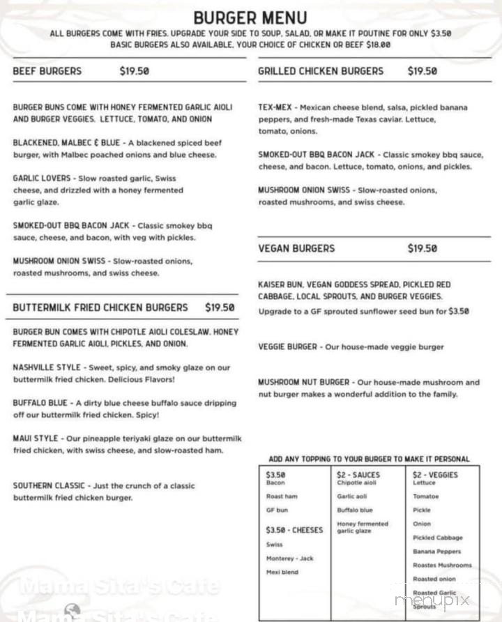 Mama Sita's Cafe - Winlaw, BC menu_pic