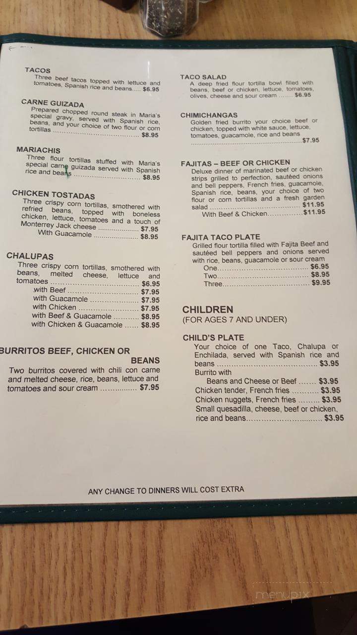 Old Mexico - Berryville, AR menu_pic