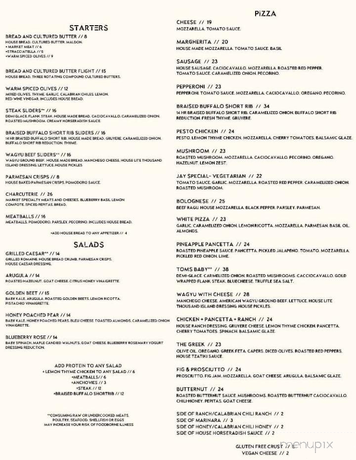 Tin Plate Pizza - Breckenridge, CO menu_pic