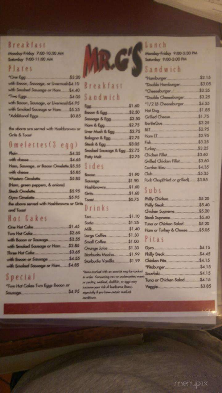 Mr G's - Charlotte, NC