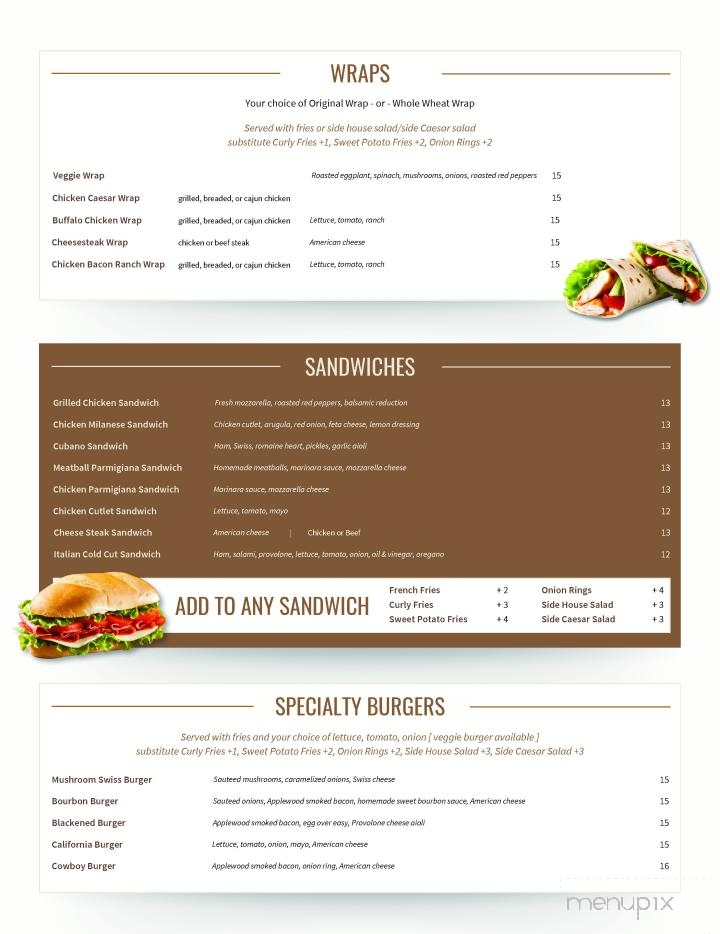 Jerzee's Restaurant & Bar - Asbury, NJ menu_pic