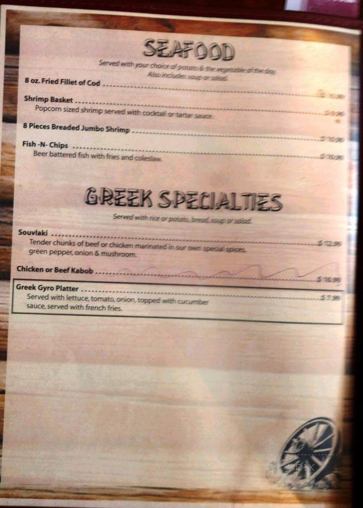 Buckboard - Lakeville, MN menu_pic