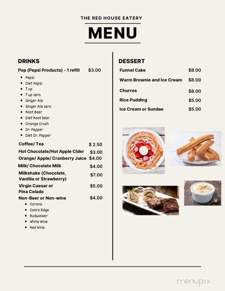 Tommy D's Restaurant & Steakhouse - Hanover, ON menu_pic