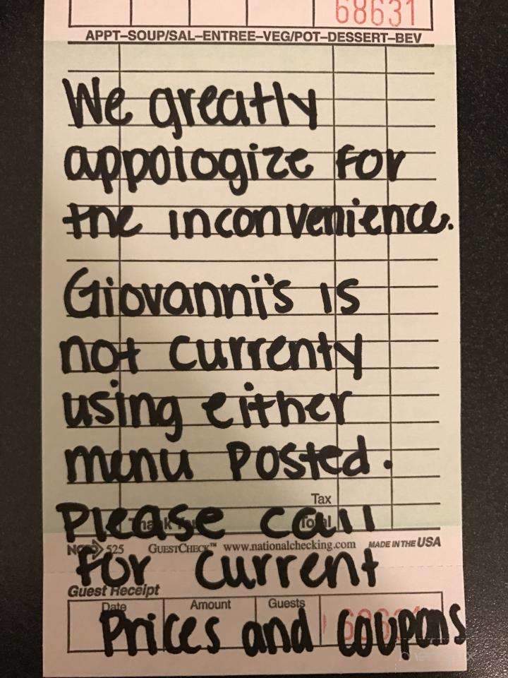 Giovanni's Pizza - Carrollton, GA