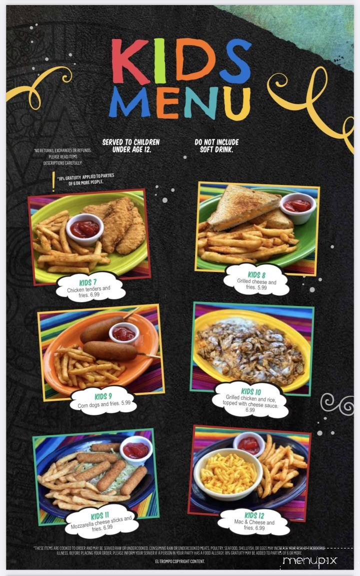 El Trompo - West Chester, OH menu_pic