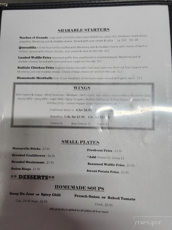 Sammy's Pizza - Muncy, PA menu_pic