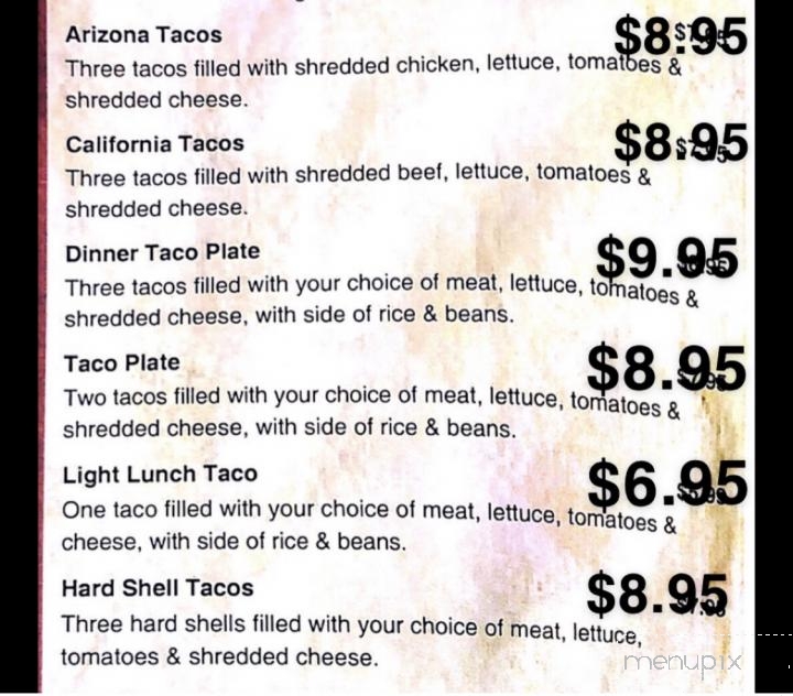 The Taco King - Albert Lea, MN menu_pic
