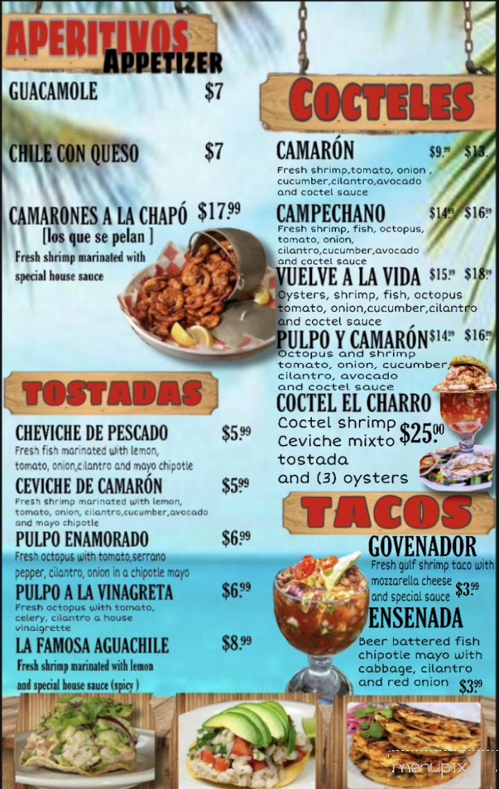 La Panga De Mejj - Houston, TX menu_pic