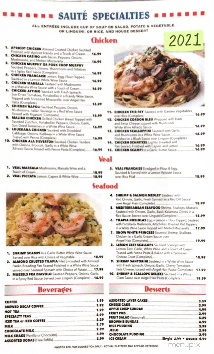 Silverton Diner - Toms River, NJ menu_pic