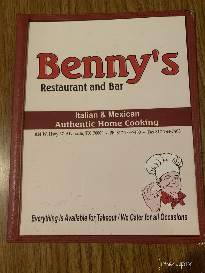 Benny Joe's Italian Restraunt - Alvarado, TX