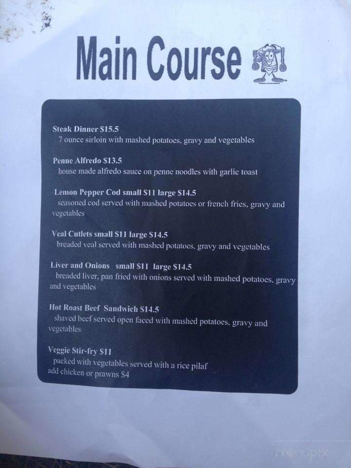 Rayleigh Pub - Kamloops, BC menu_pic