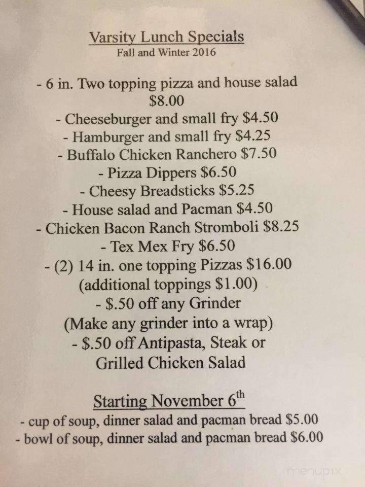 Varsity Pizzeria - Moundsville, WV