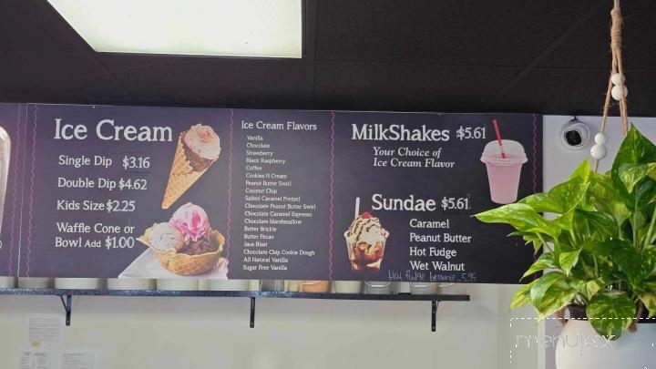 Down On The Farm Creamery - Strasburg, PA menu_pic