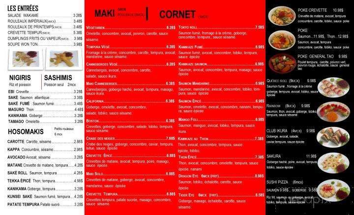 Ikura Sushi Bromont - Bromont, QC menu_pic