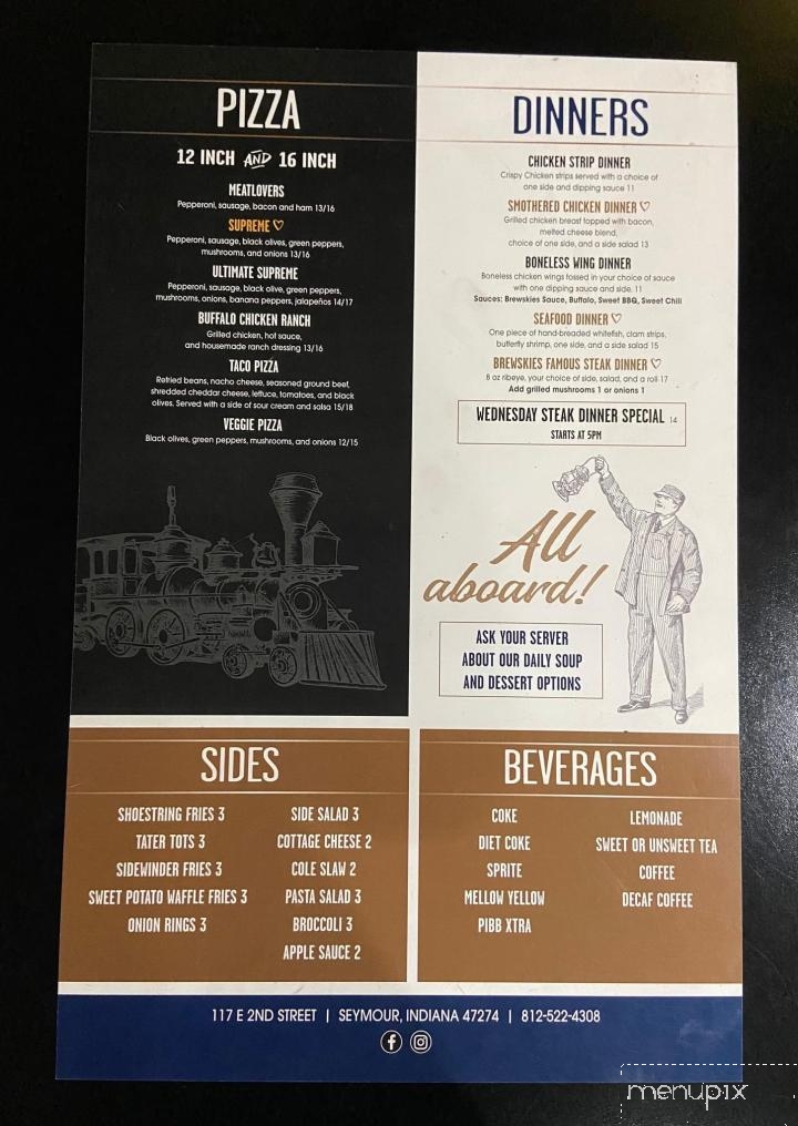 Brewskies Downtown - Seymour, IN menu_pic