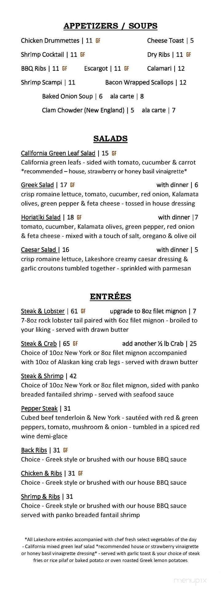 Lakeshore Restaurant - Regina, SK