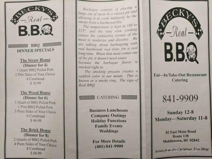 Becky's BBQ - Middletown, RI