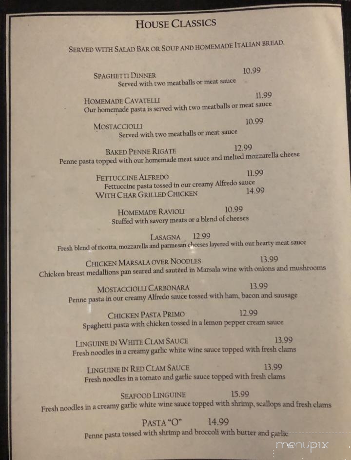 Covered Bridge Inn - Newton Falls, OH menu_pic