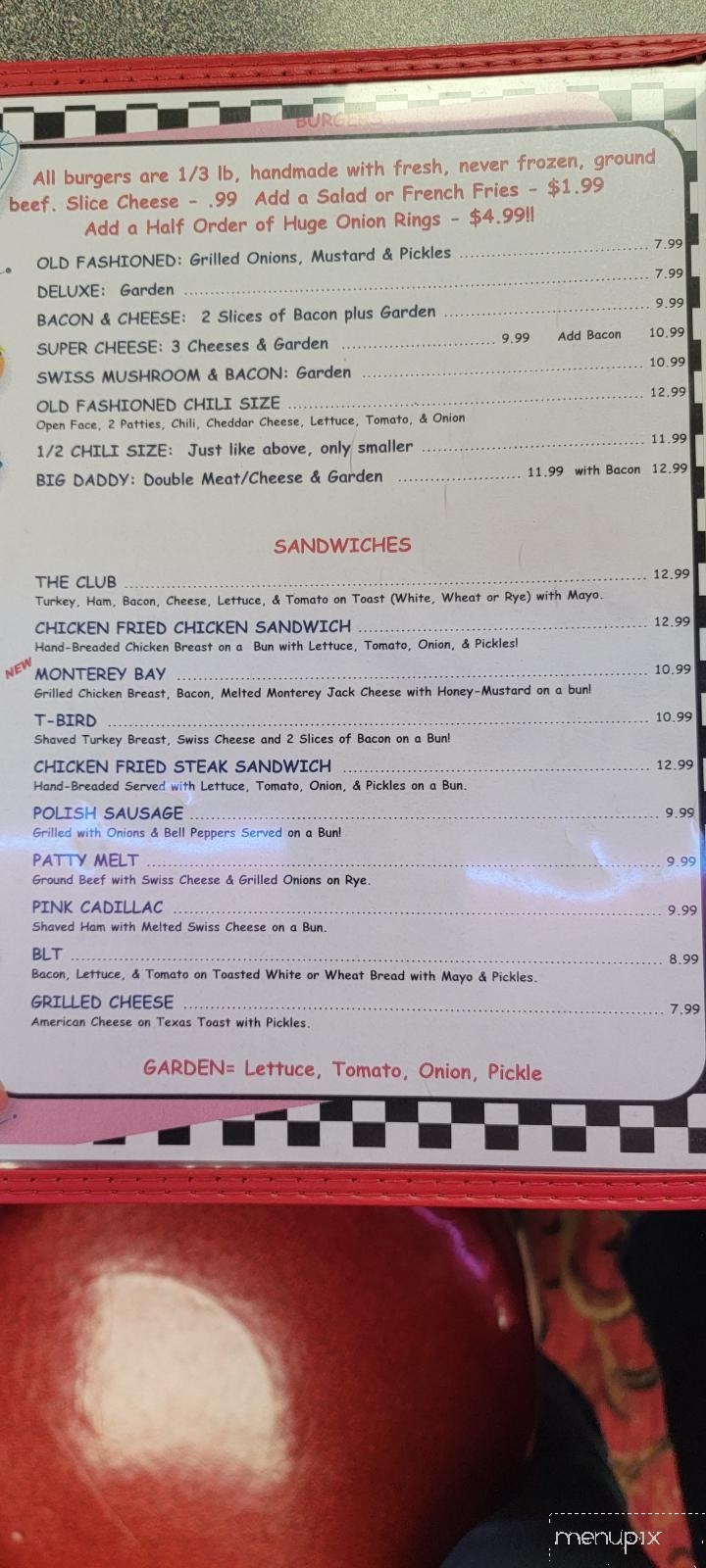 Sherri's Diner - Oklahoma City, OK menu_pic