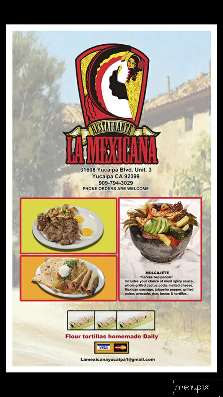 La Mexicana Restaurant - Yucaipa, CA