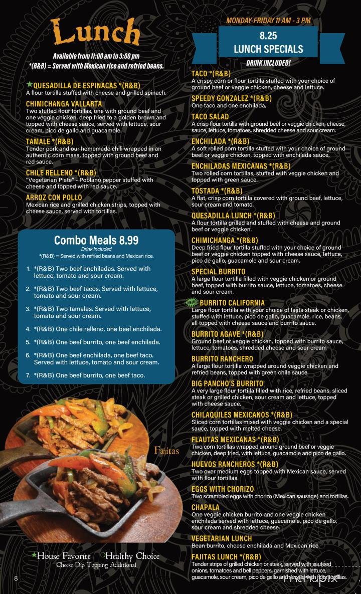 Agaves Mexican Grill - Henderson, KY menu_pic