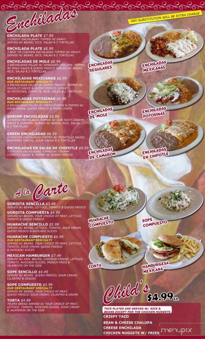 Amiga Cafe - San Antonio, TX menu_pic
