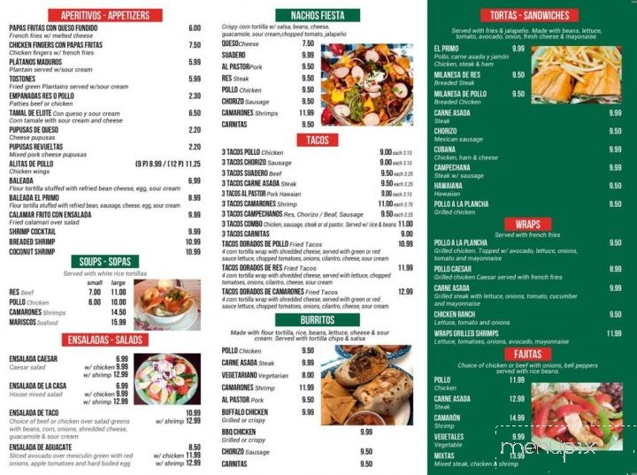 Taco El Primo Restaurant - Lake Ronkonkoma, NY menu_pic