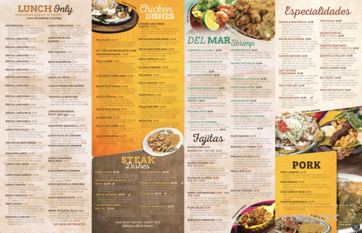 La Hacienda Mexican Restaurant - Bensalem, PA menu_pic