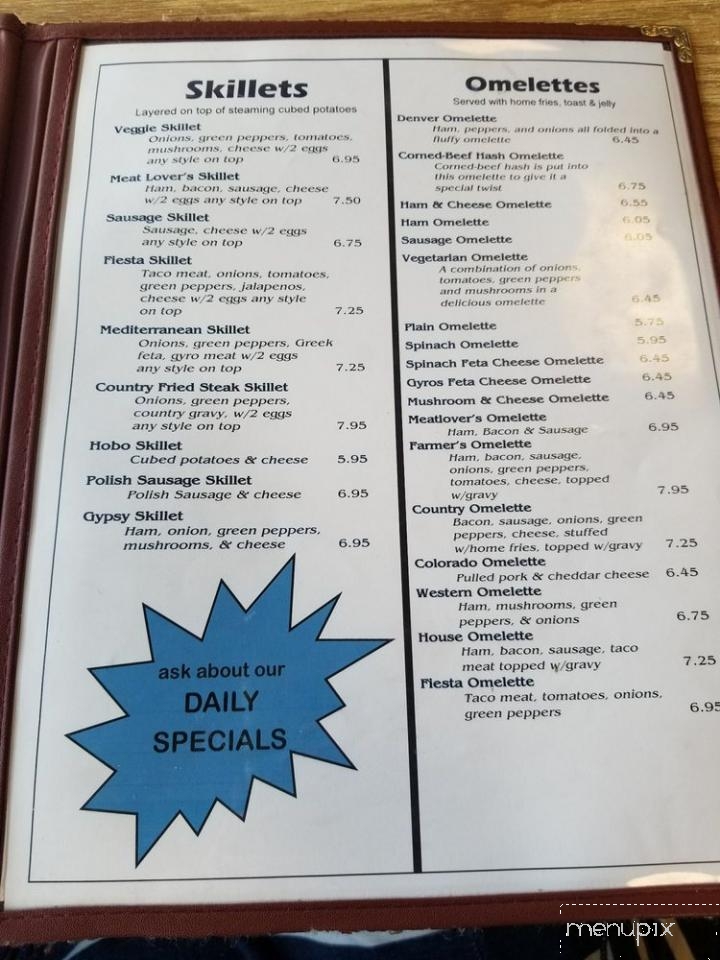 Gas Grill Family Restaurant - Knightstown, IN menu_pic